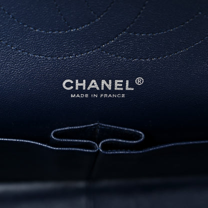 Chanel Lambskin Quilted Jumbo Double Flap Navy 5 of 10