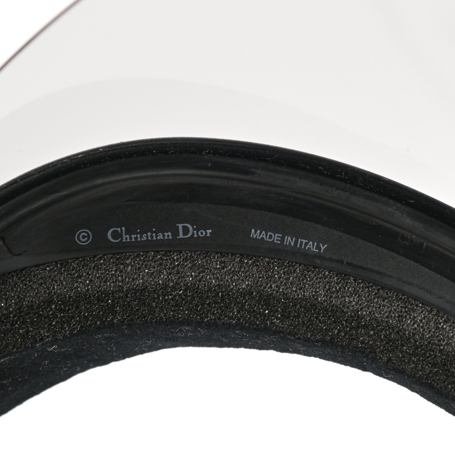 Christian Dior Mirrored DiorClub1 Sun Visor Black 7 of 9