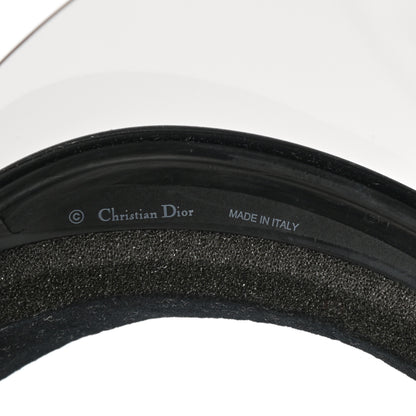 Christian Dior Mirrored DiorClub1 Sun Visor Black 7 of 9