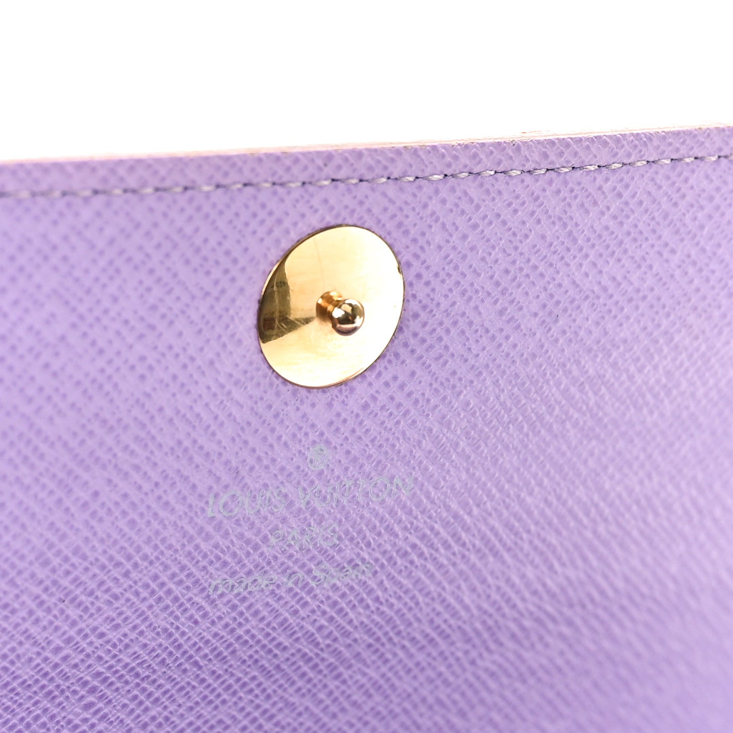 Louis Vuitton Monogram Multicolor Sarah Wallet Black Violet 6 of 9
