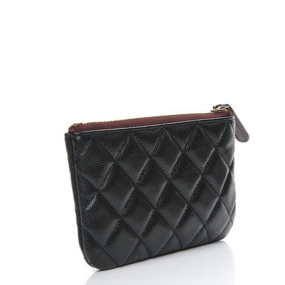Chanel Caviar Quilted Small Cosmetic Case Black 3 of 8