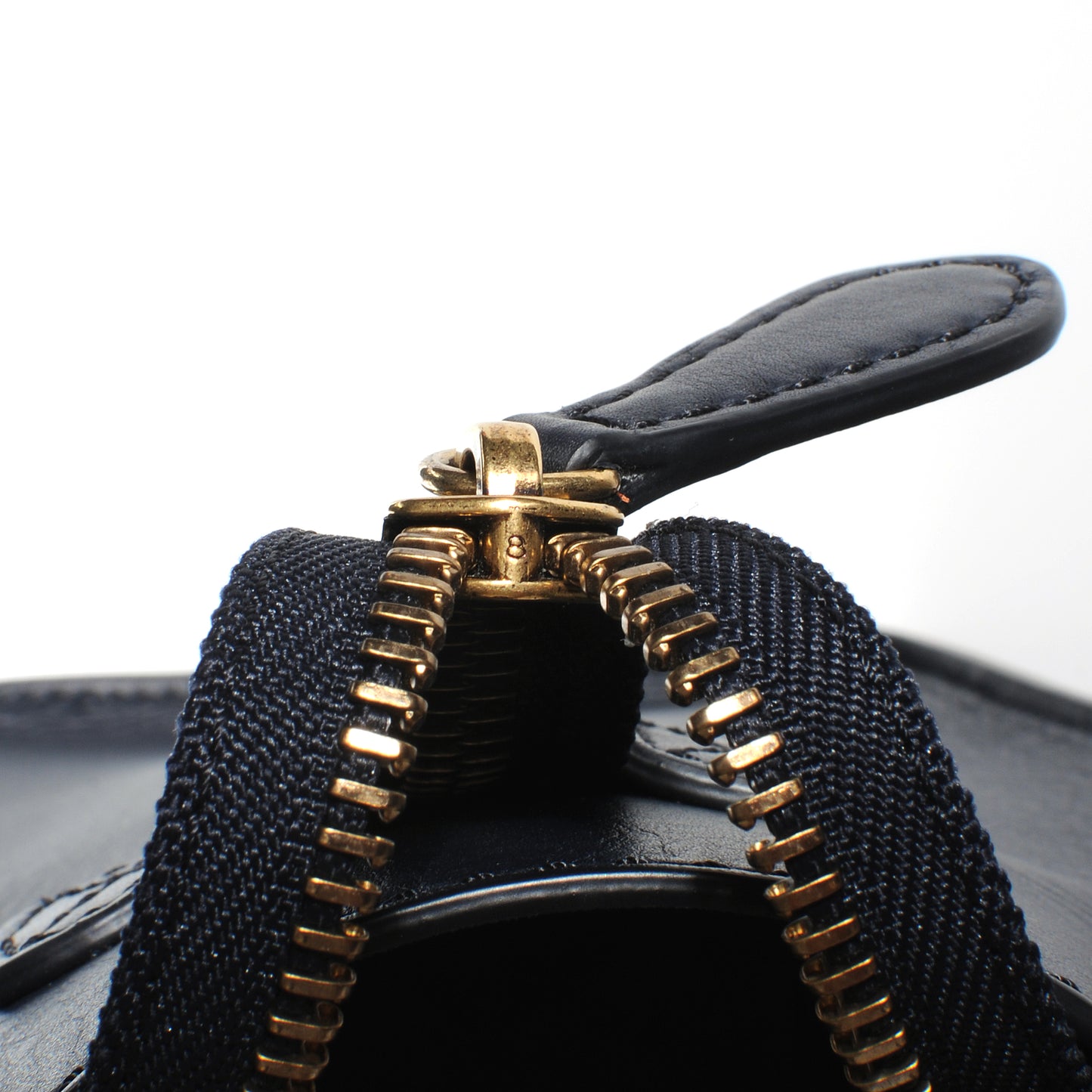 Smooth Calfskin Micro Luggage Navy Blue