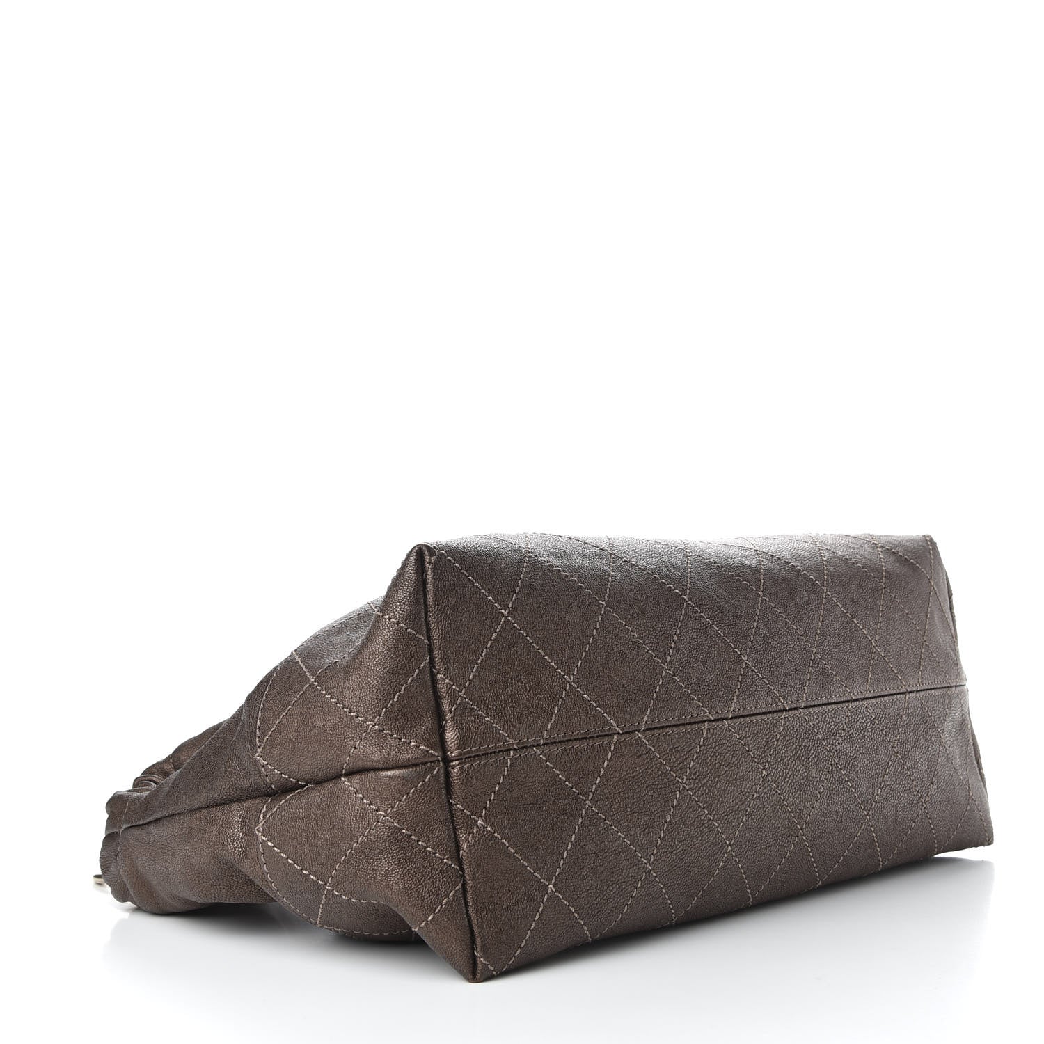 Chanel Metallic Calfskin Baby Coco Cabas Bronze 4 of 10