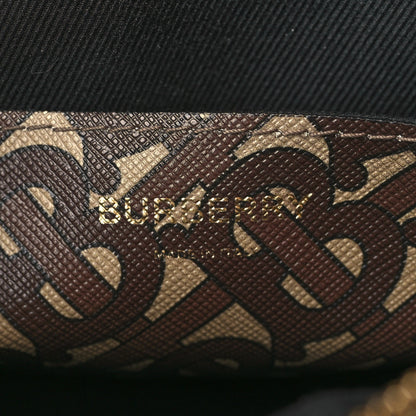 Burberry E-Canvas Monogram Stripe Camera Bag Bridle Brown 5 of 7