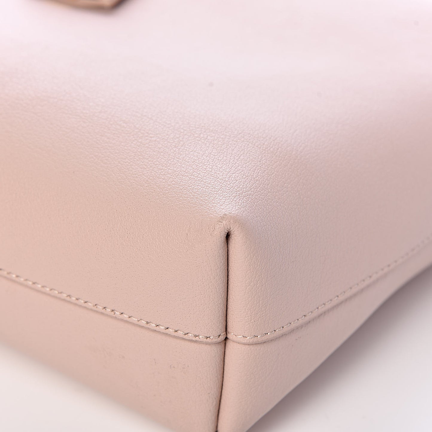 Calfskin Toy Shopping Tote Blush