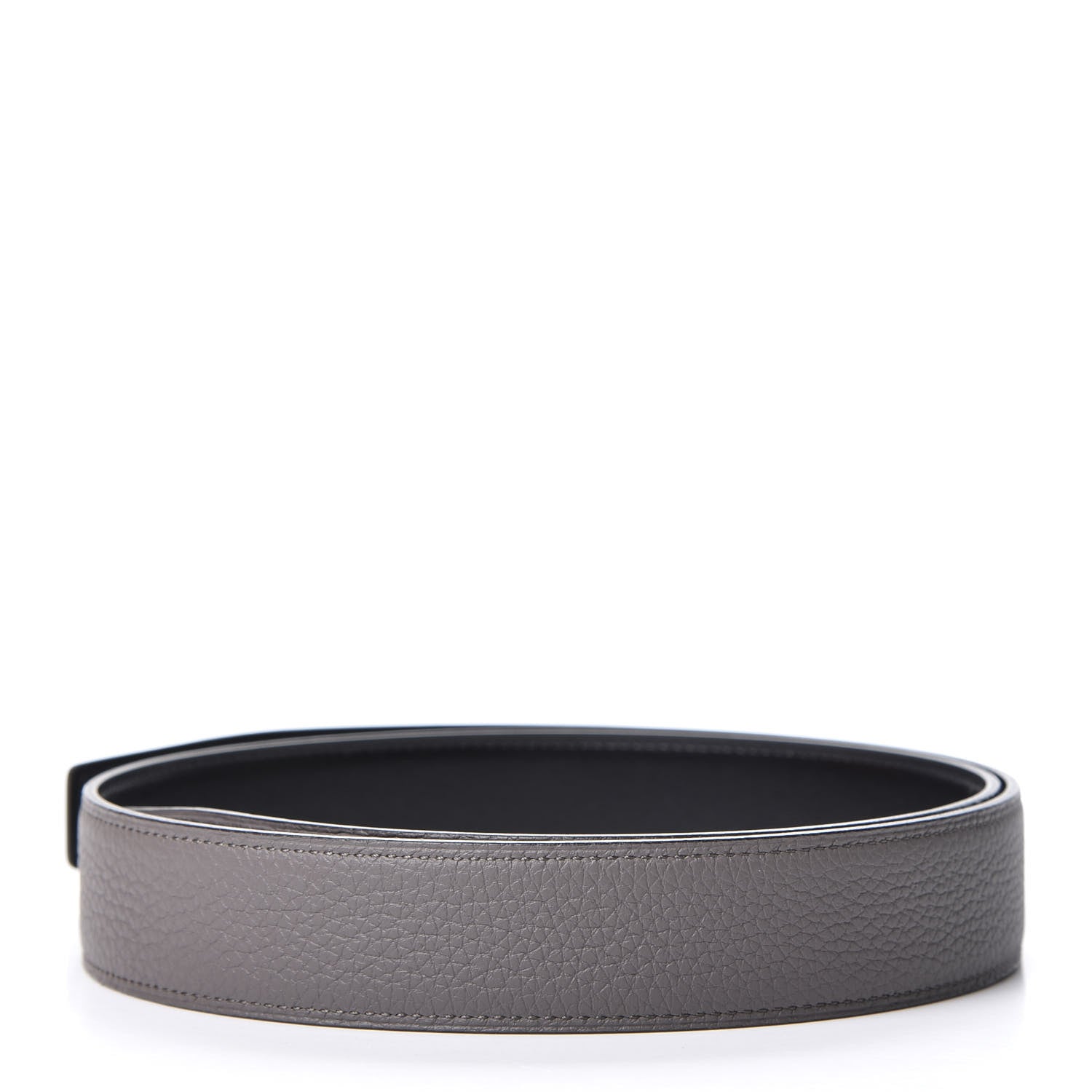 Hermes Box Togo 32mm Belt Strap 85 Black Etain 2 of 4
