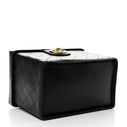 Chanel Calfskin Stitch Vanity Case Black 4 of 15
