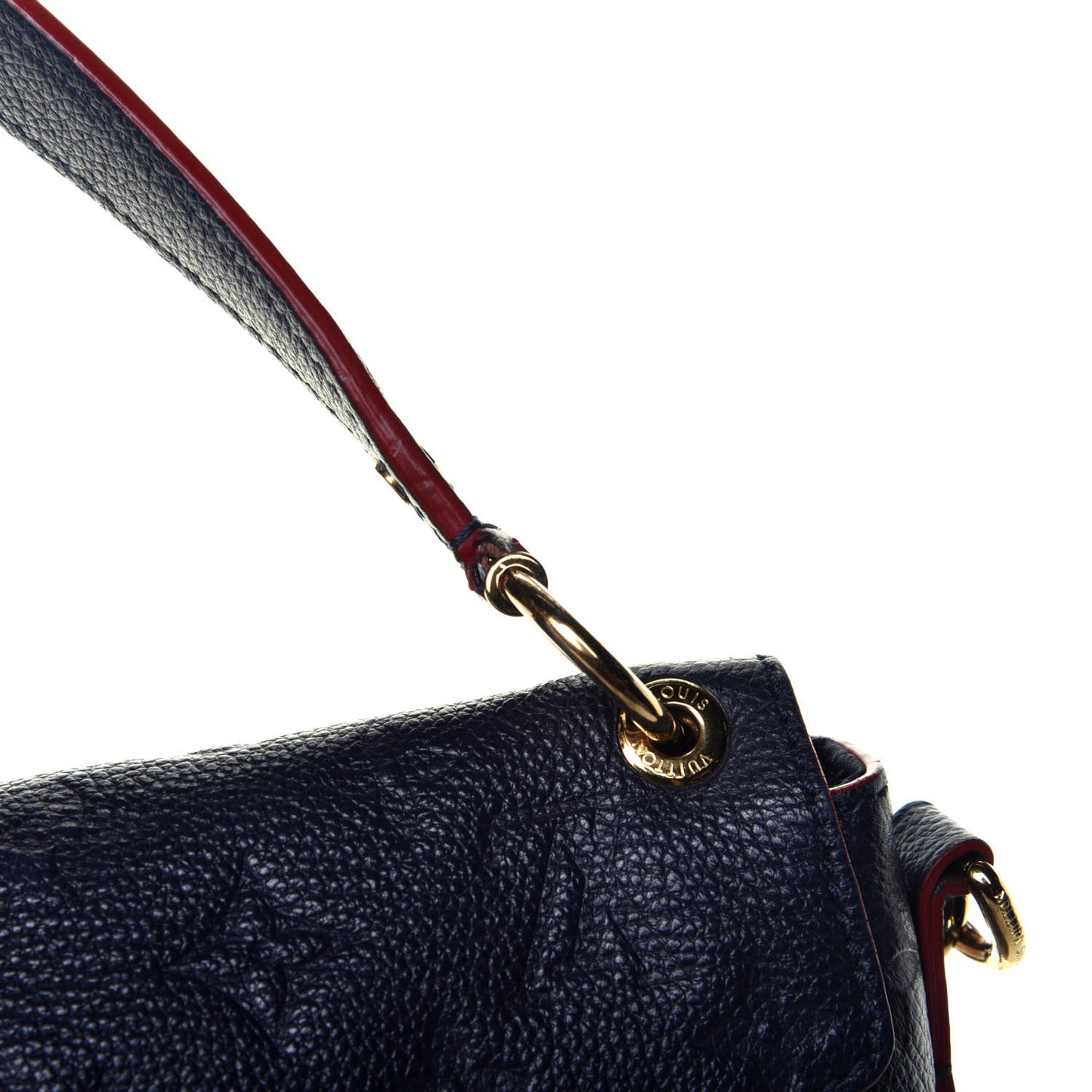 Empreinte Blanche MM Marine Rouge