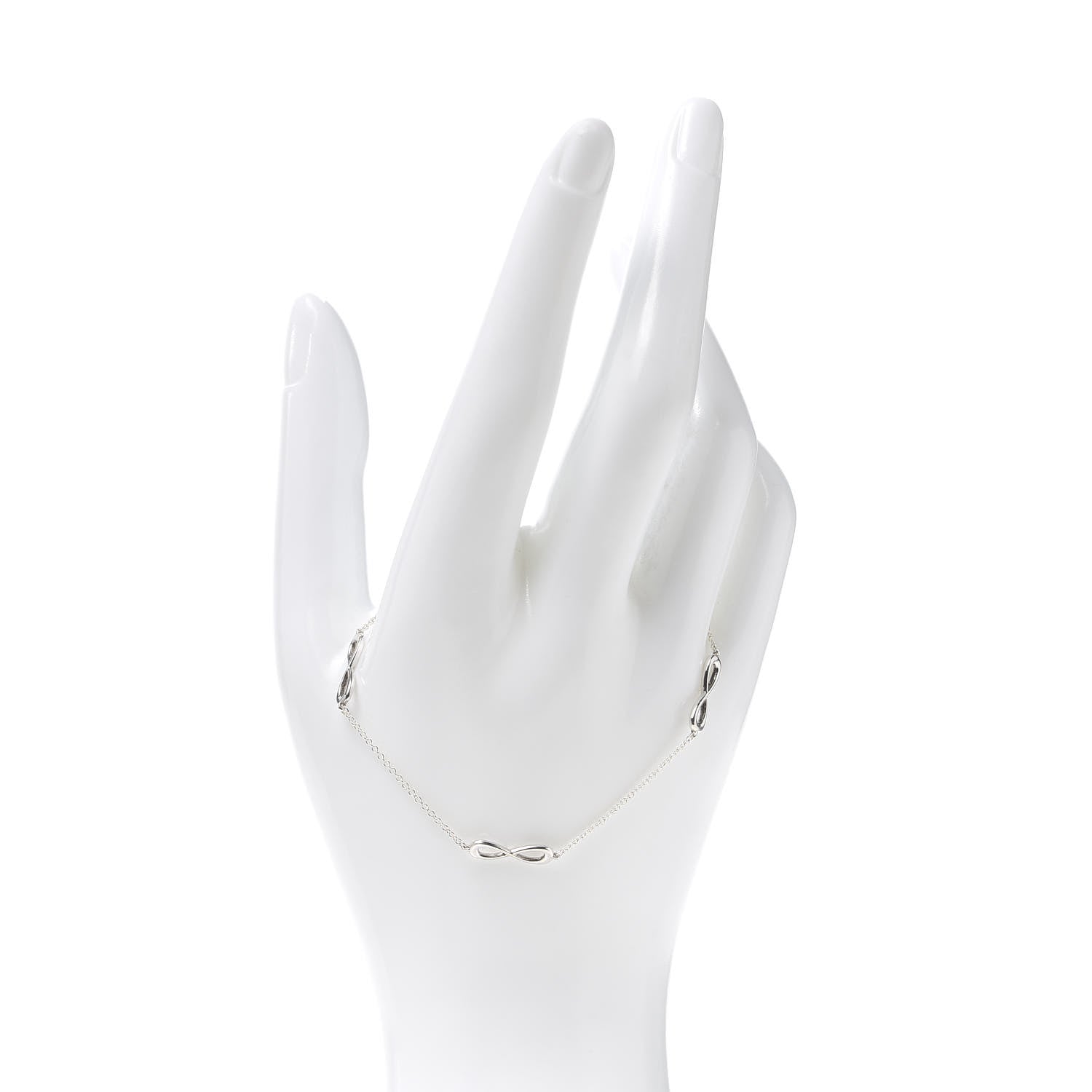 Tiffany Sterling Silver Infinity Endless Bracelet 2 of 6