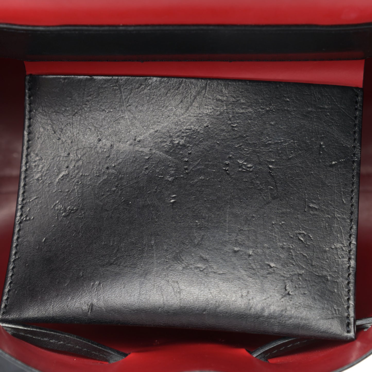 Calfskin Mini Lady Bag Black Flamma