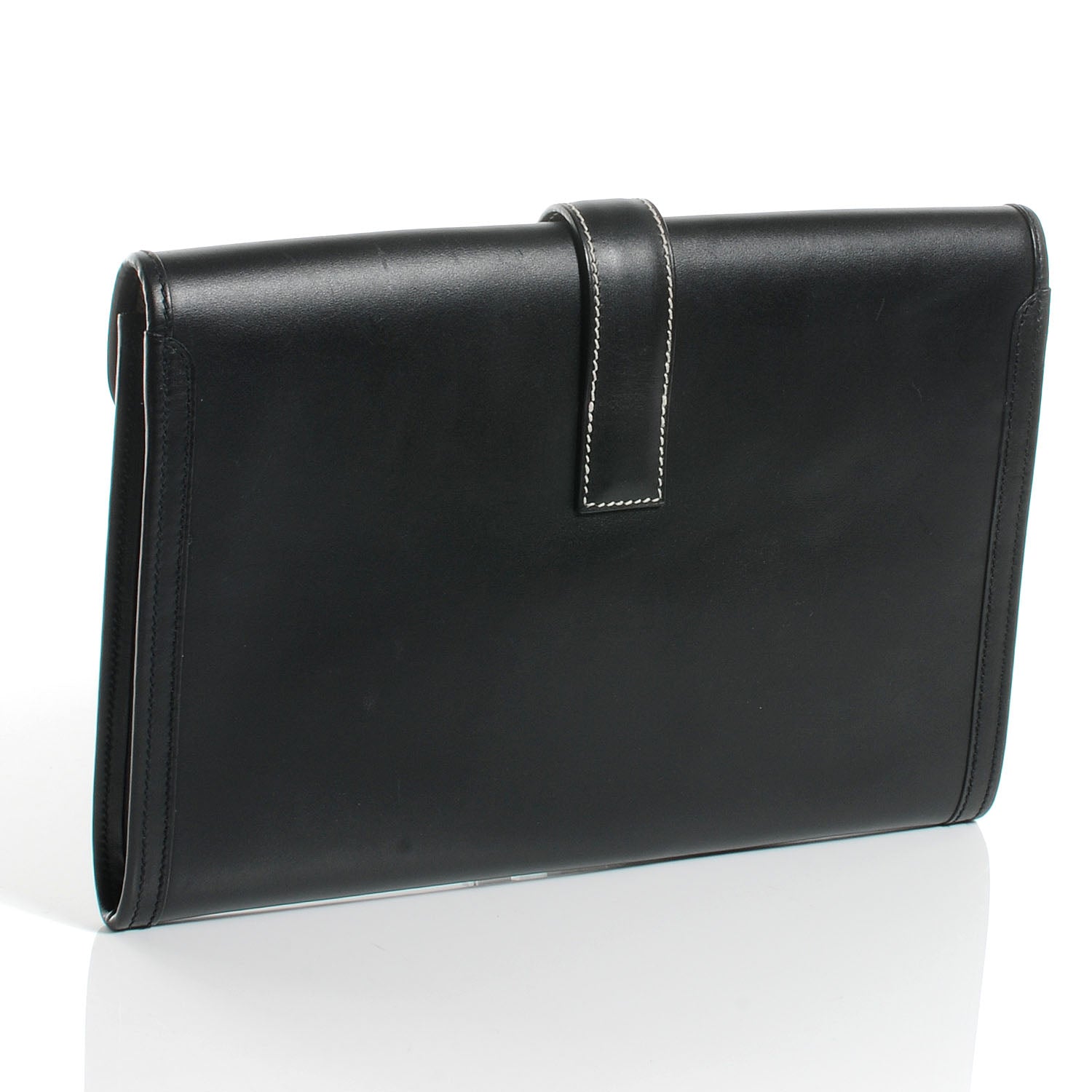 Hermes Box Calf Jige PM Clutch Black 3 of 7