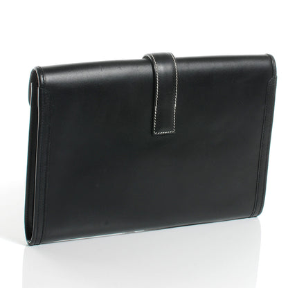 Hermes Box Calf Jige PM Clutch Black 3 of 7