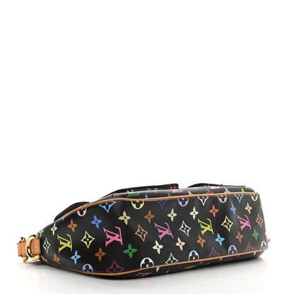 Louis Vuitton Monogram Multicolor Lodge GM Black 4 of 10