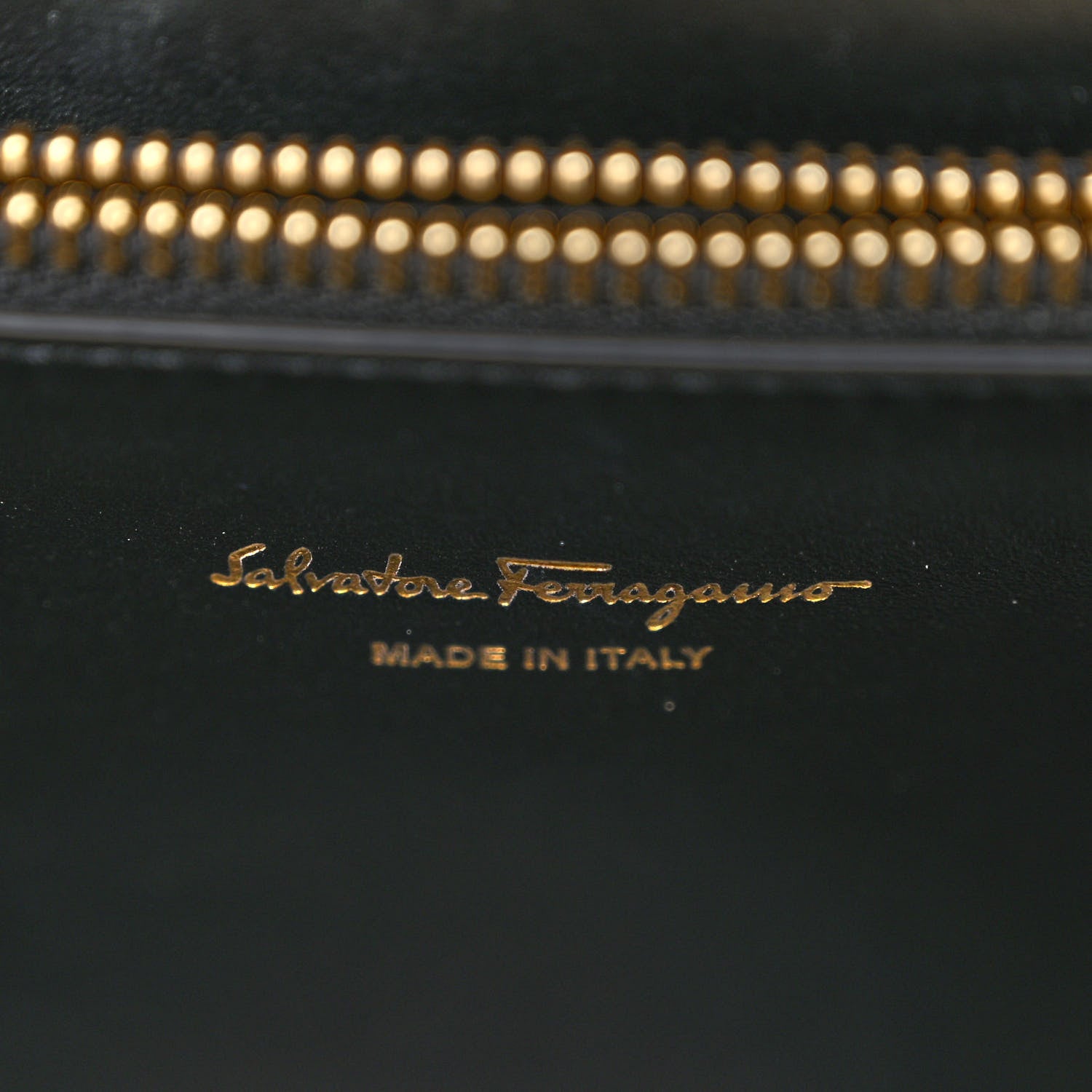 Salvatore Ferragamo Woven Calfskin Medium Studio Top Handle Bag Black White 6 of 9
