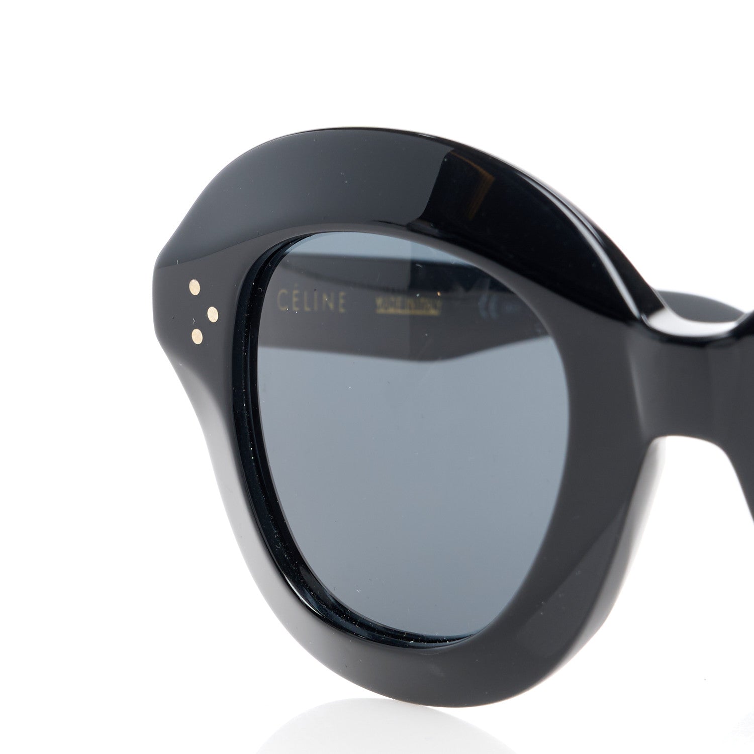 Celine Acetate Lola Sunglasses CL 41445/S Black 7 of 8