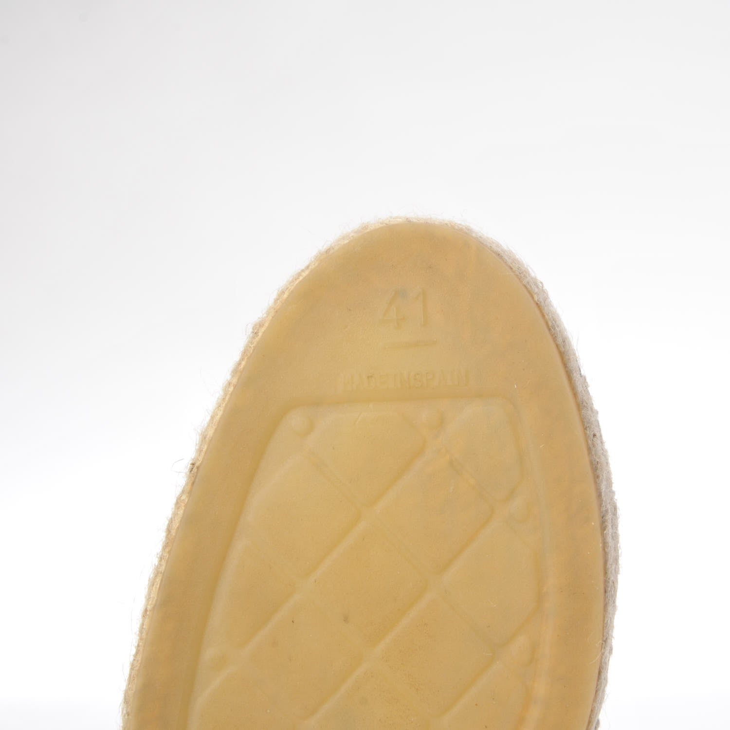 Chanel Lambskin CC Espadrilles 41 Beige Black 11 of 15