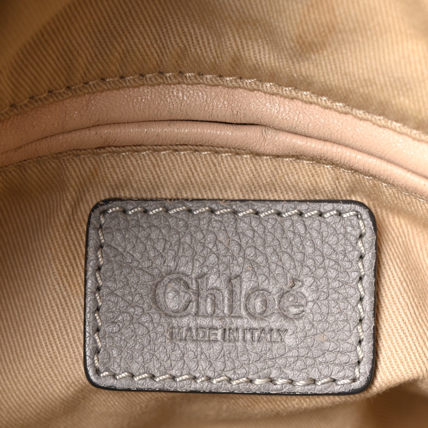 Chloe Calfskin Medium Paraty Cashmere Grey 6 of 10