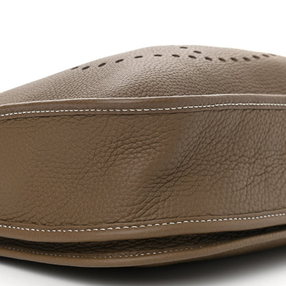 Hermes Taurillon Clemence Evelyne III PM Etoupe 9 of 12