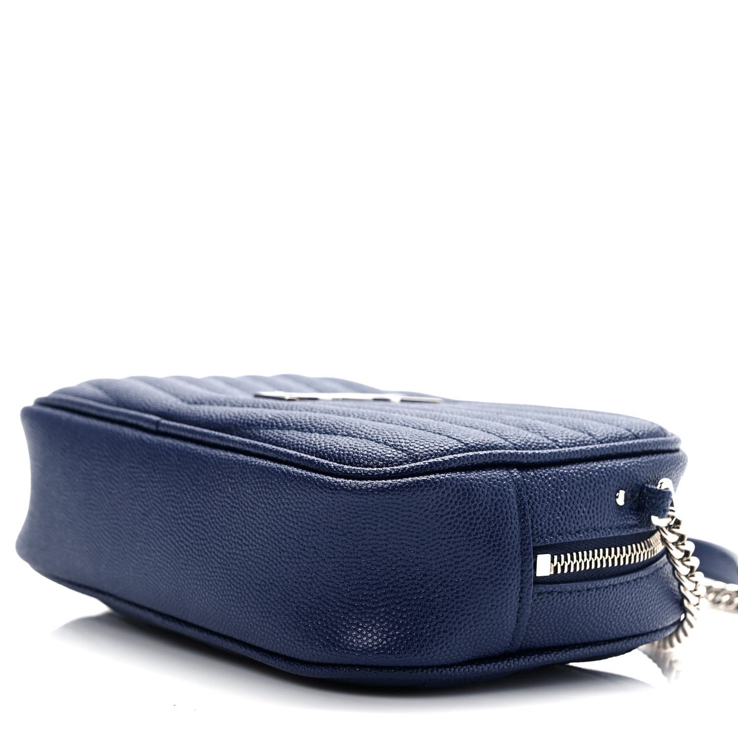 Grain De Poudre Matelasse Monogram Mini Lou Camera Bag Azure Blue