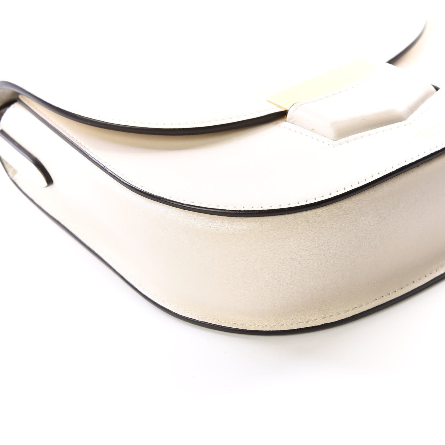 Smooth Calfskin Small Trotteur White