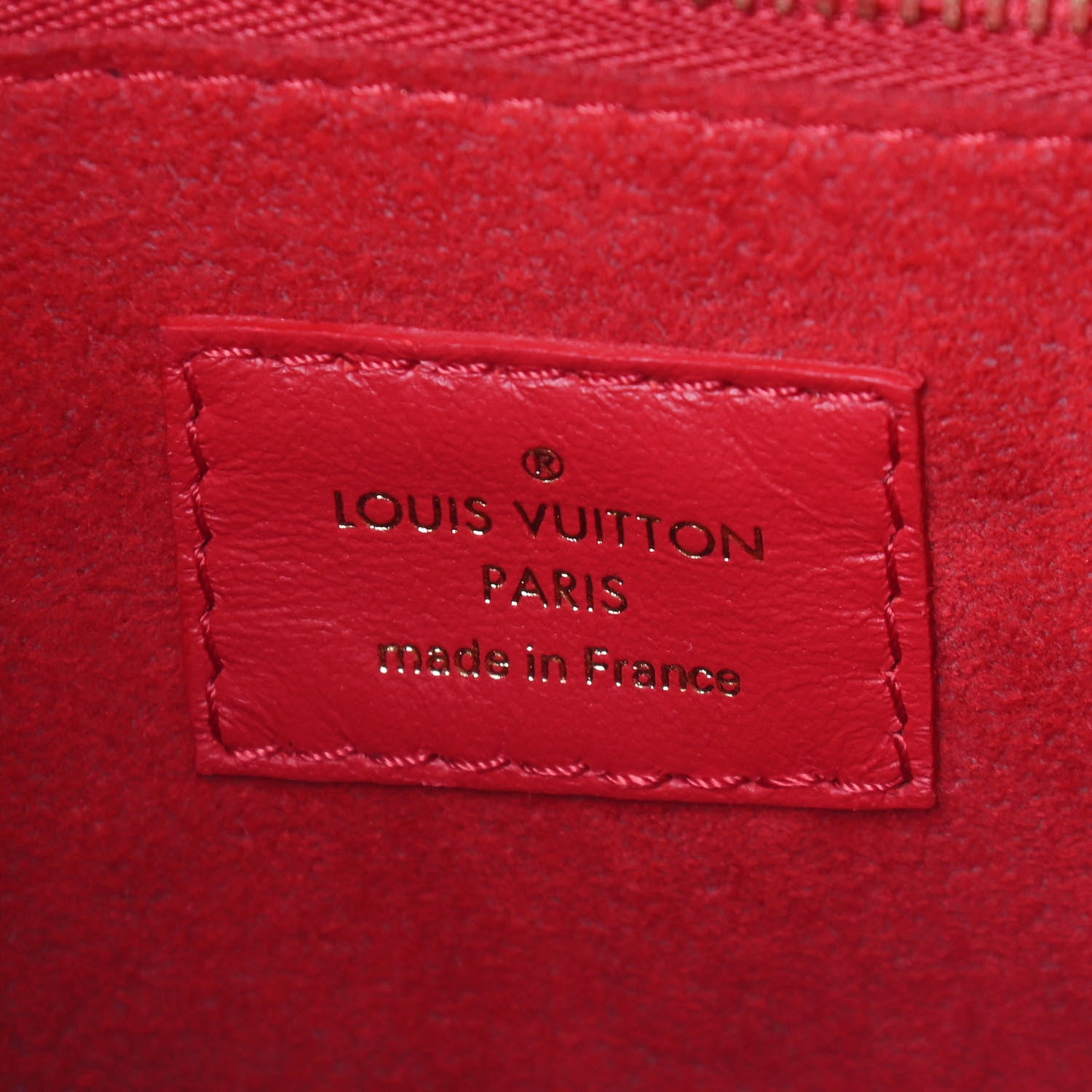 Louis Vuitton Grained Calfskin Monogram Double V Rubis 7 of 9