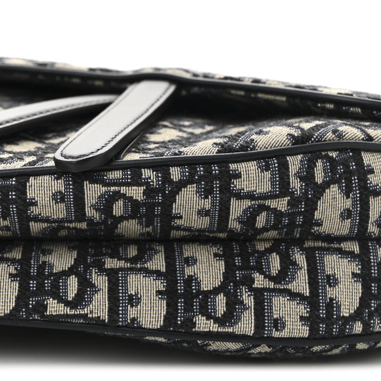 Christian Dior Oblique Saddle Bag Blue 10 of 11