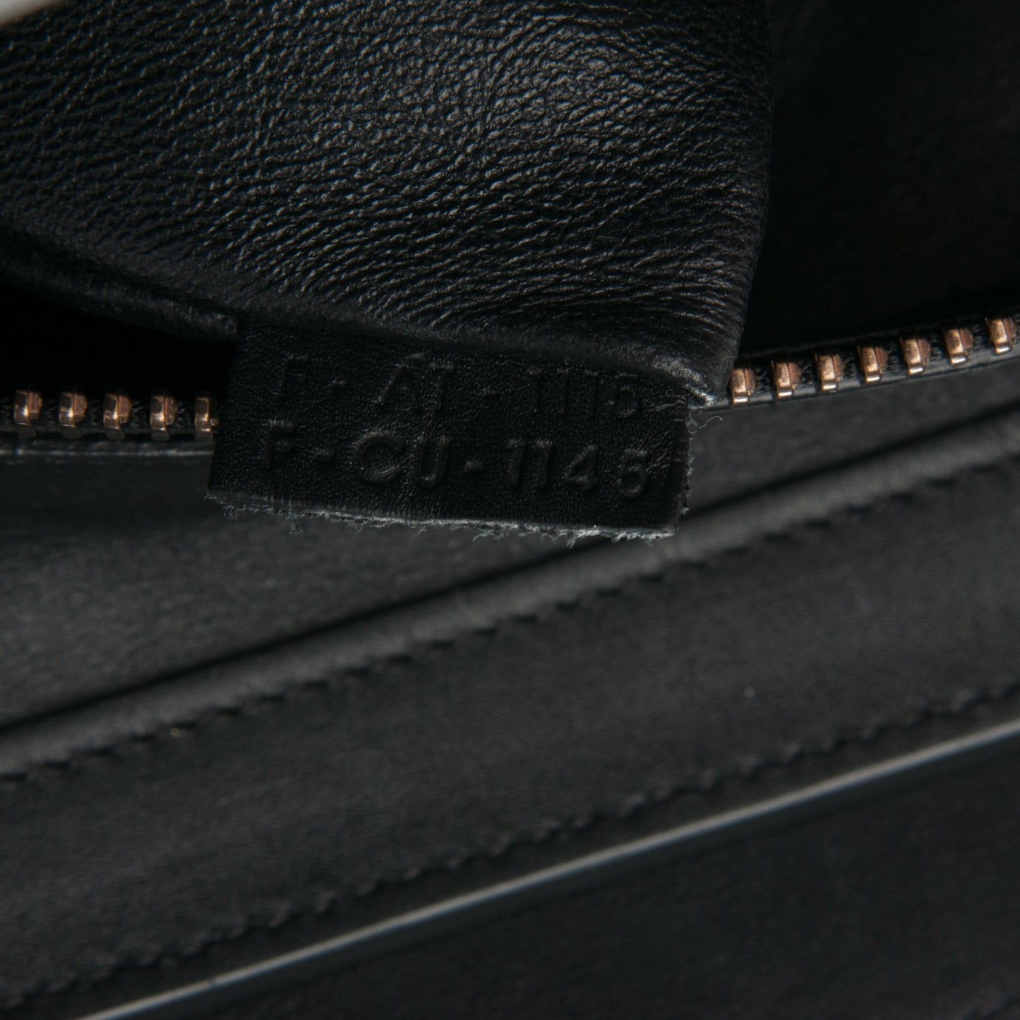 Smooth Calfskin Micro Luggage Black