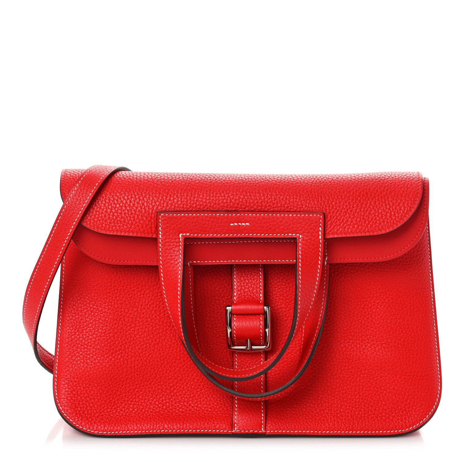 Hermes Taurillon Clemence Halzan 31 Rouge De Coeur 1 of 8
