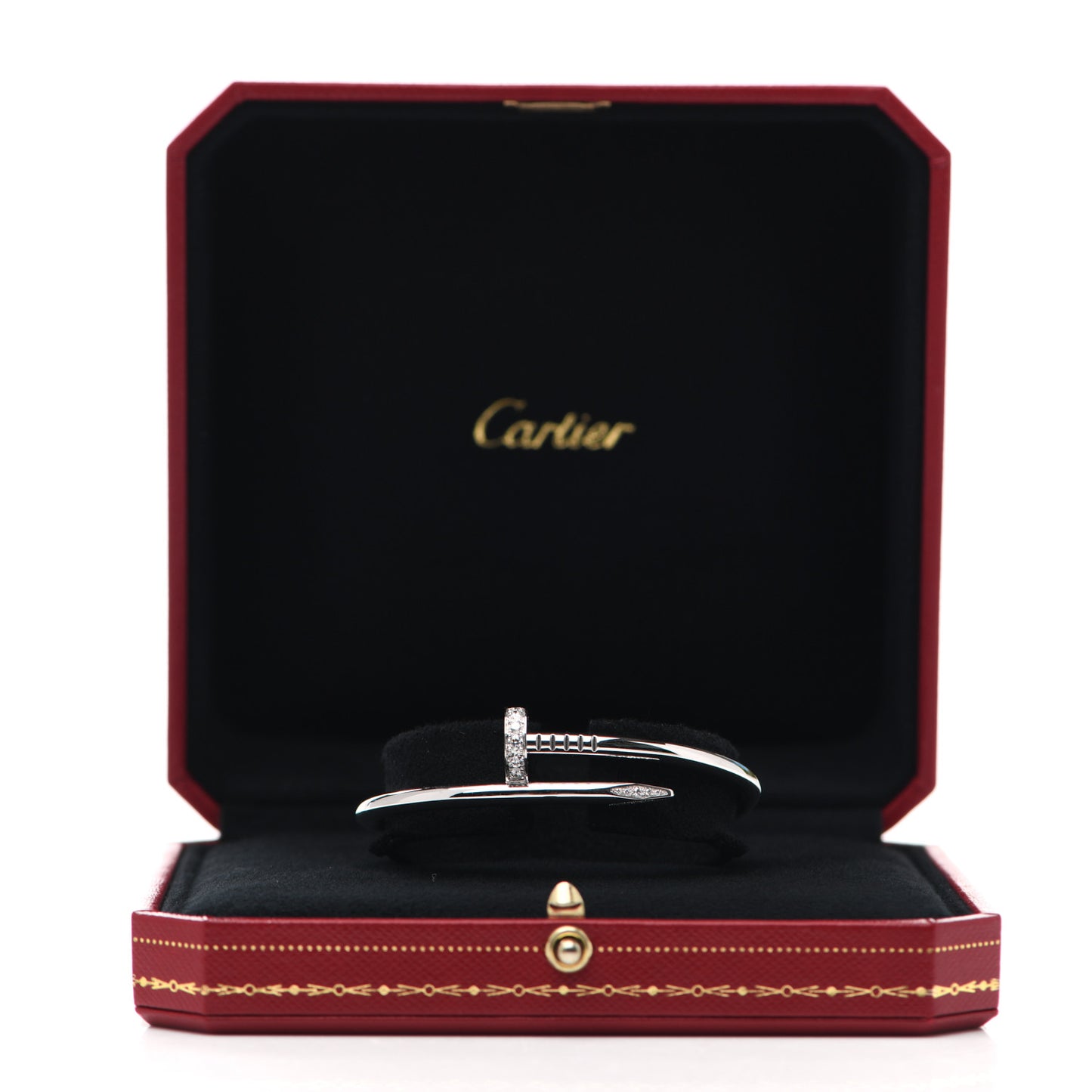 18K White Gold Diamond Juste Un Clou Bracelet 15