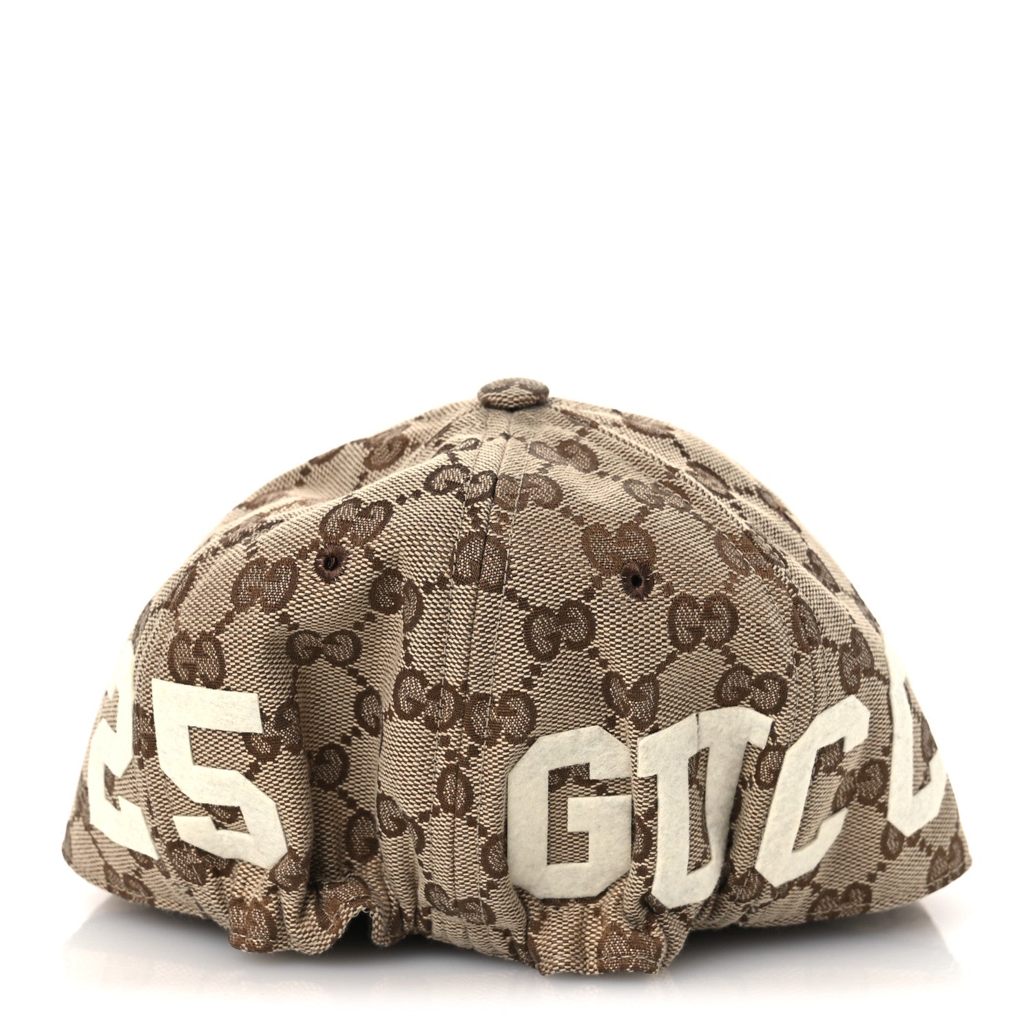 Gucci Monogram Patch Logo Soft Baseball Hat S Beige Cocoa 6 of 9