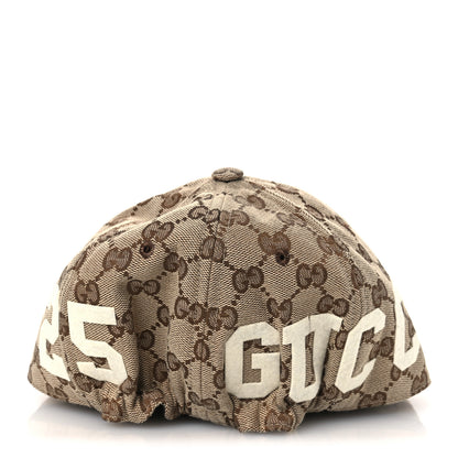 Gucci Monogram Patch Logo Soft Baseball Hat S Beige Cocoa 6 of 9