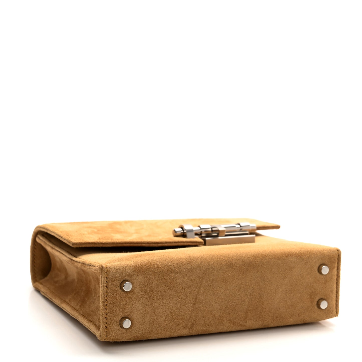 Veau Doblis Mini Verrou Chaine Bag Ocre