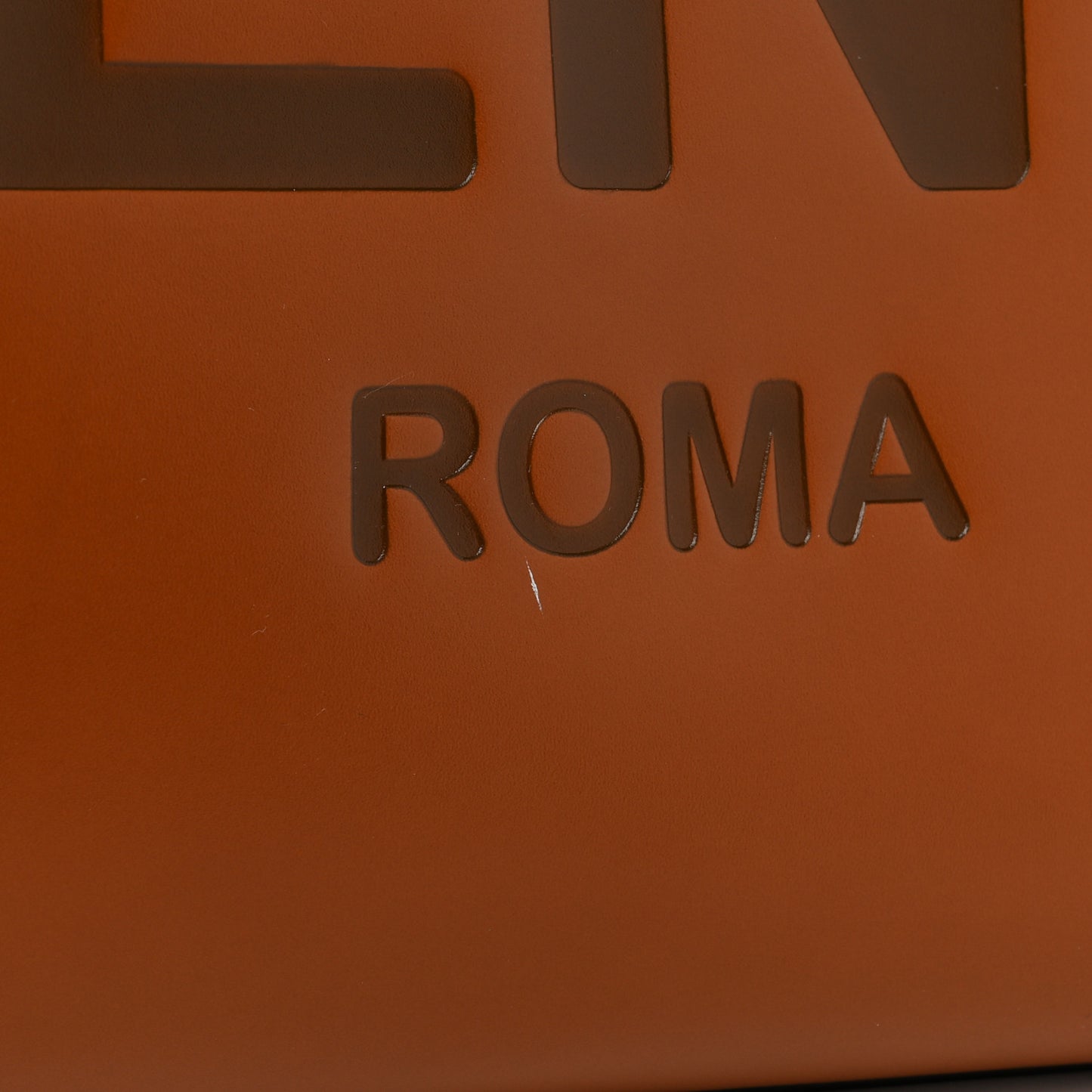 Vitello King Plexiglass Medium Fendi Sunshine Shopper Tote Cuoio