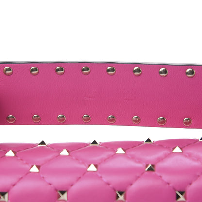 Valentino Garavani Nappa Medium Rockstud Spike Shoulder Bag Pink Orchid 6 of 9