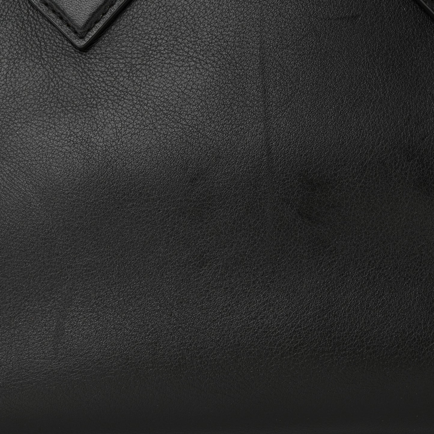 Calfskin Small Diana Tote Bag Black Yellow Fluo