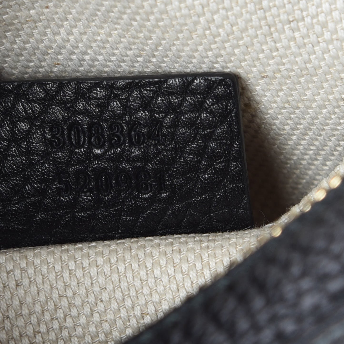 Pebbled Calfskin Small Soho Disco Bag Black