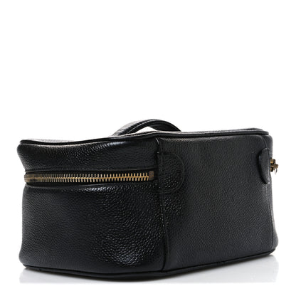 Chanel Caviar CC Vanity Cosmetic Case Black 3 of 7