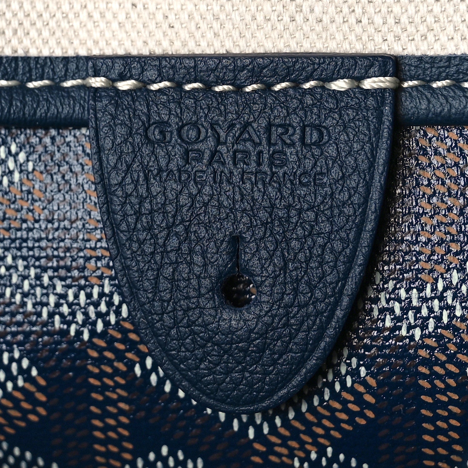 Goyard Goyardine Artois PM Navy 6 of 8