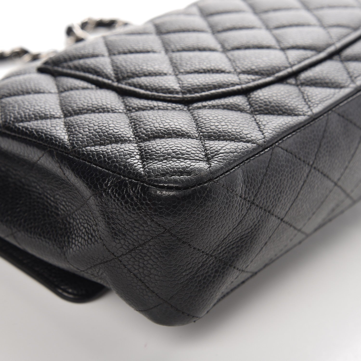 Chanel Caviar Quilted Medium Double Flap Black 17 of 18
