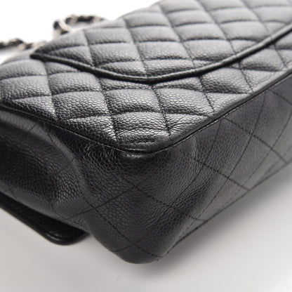 Chanel Caviar Quilted Medium Double Flap Black 17 of 18