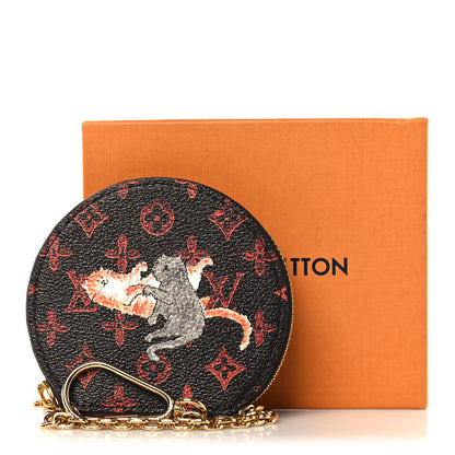 Louis Vuitton Calfskin Catogram Micro Boite Chapeau Marron 7 of 7