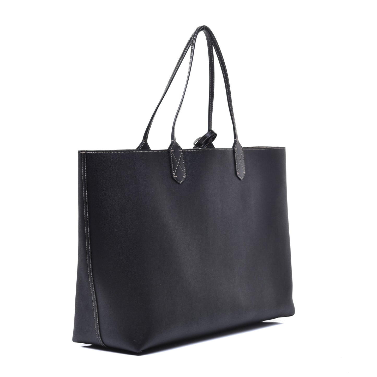 GG Supreme Monogram Large Reversible Tote Beige Black