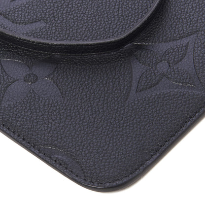 Louis Vuitton Empreinte Monogram Giant Neverfull MM Pochette Black 4 of 8