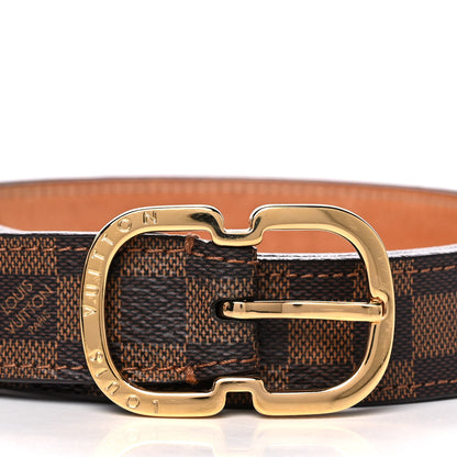 Louis Vuitton Damier Ebene Mini 25mm Belt 80 32 3 of 10