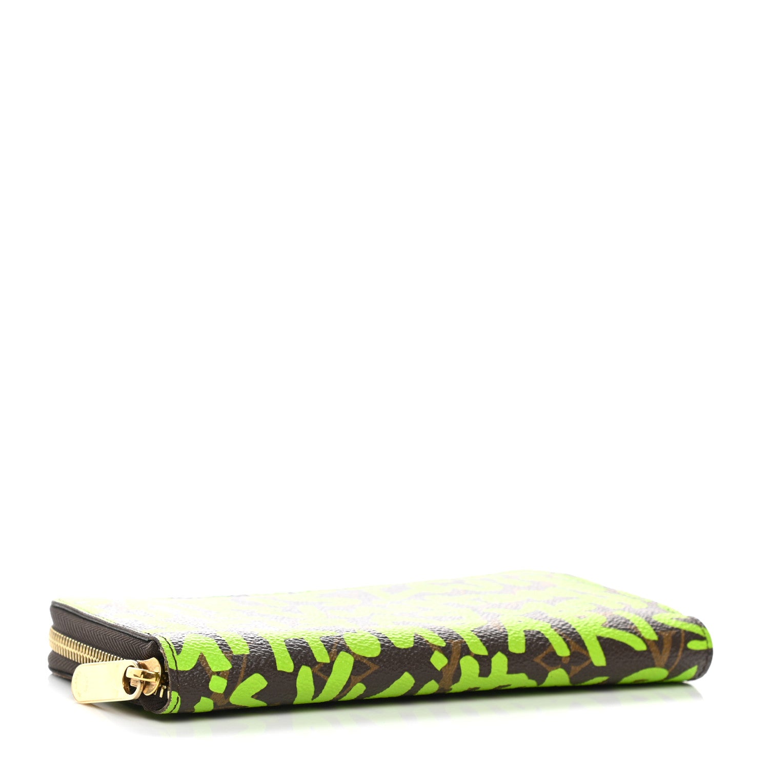 Louis Vuitton Monogram Graffiti Zippy Wallet Green 5 of 10