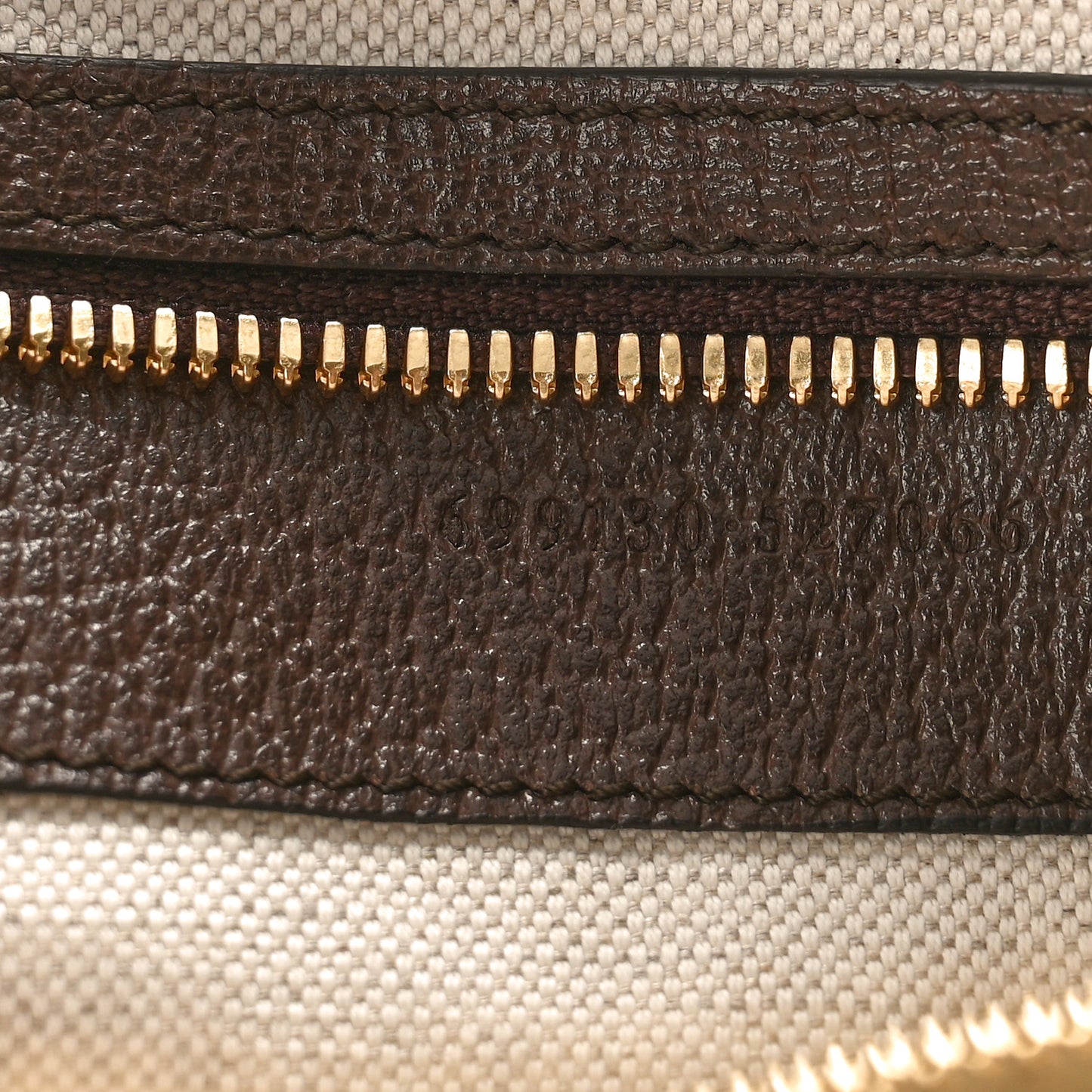Monogram Jumbo GG Textured Dollar Calfskin Web Wristlet Messenger Bag Camel Ebony New Acero