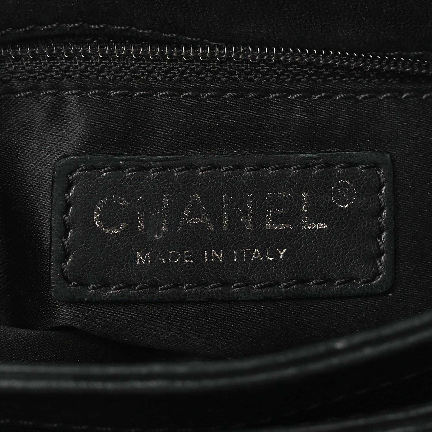 Chanel Lambskin Small Stitched Mini Flap Black 6 of 9