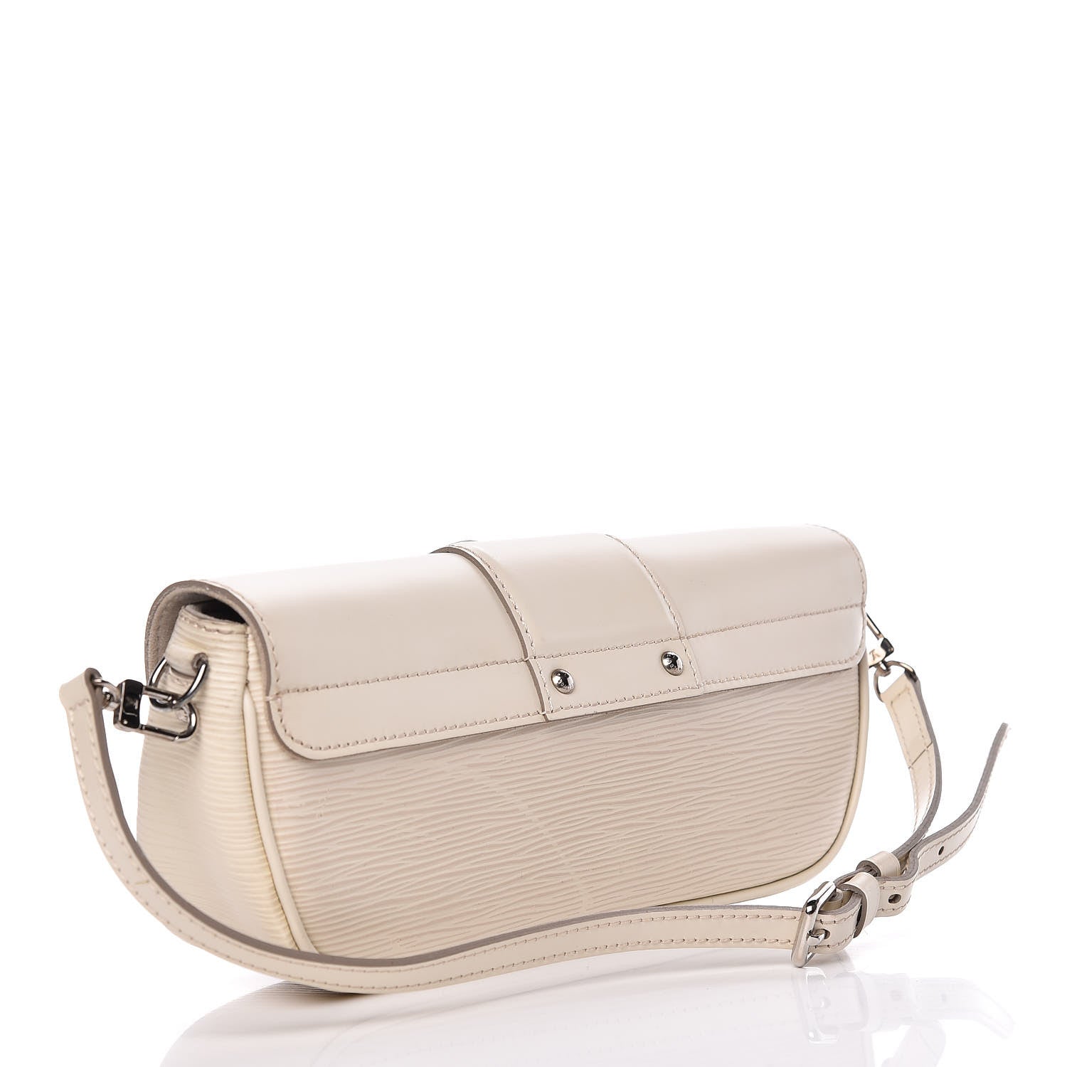 Louis Vuitton Epi Montaigne Clutch Ivory 3 of 12