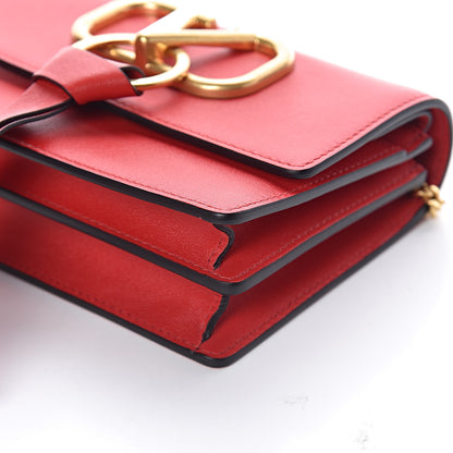 Valentino Garavani Smooth Calfskin Mini Vring Crossbody Bag Rouge Pur 8 of 8