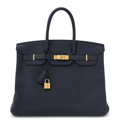 Hermes Togo BIRKIN 35 Bleu Nuit 1 of 10
